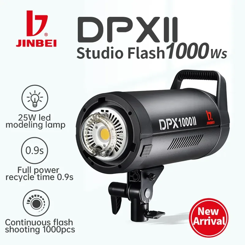 Photography Lighting For Clothing - JINBEI DPX1000II Professional Studio Flash 1000W