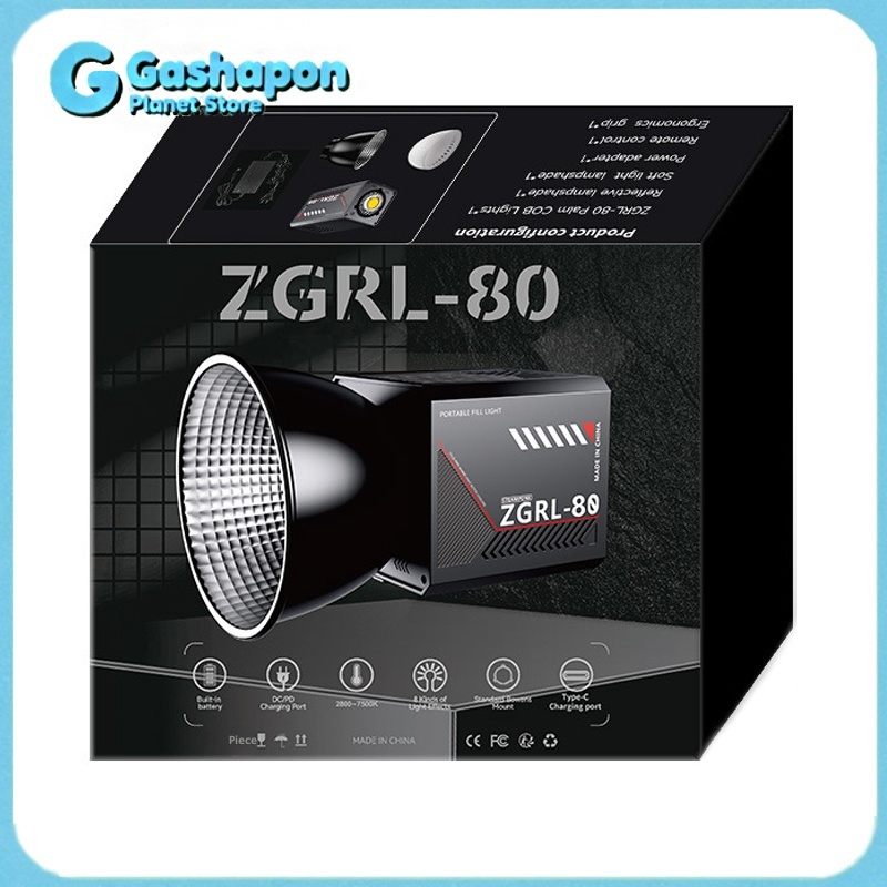 Beauty Dish 55Cm - ZGRL80 80W COB Handheld Video Light