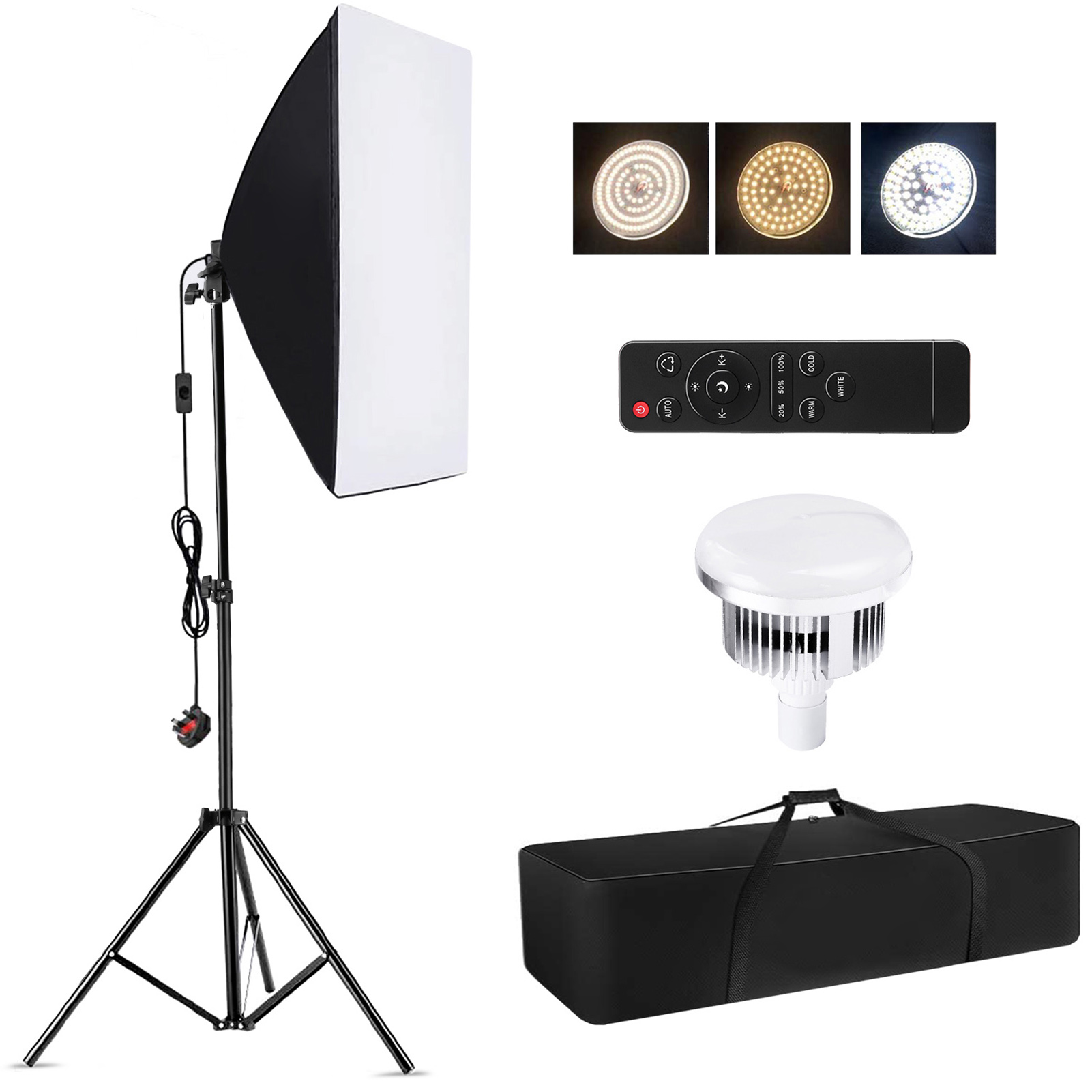 Photography Lighting For Products - Camnoon Studio Photography Light kit Softbox