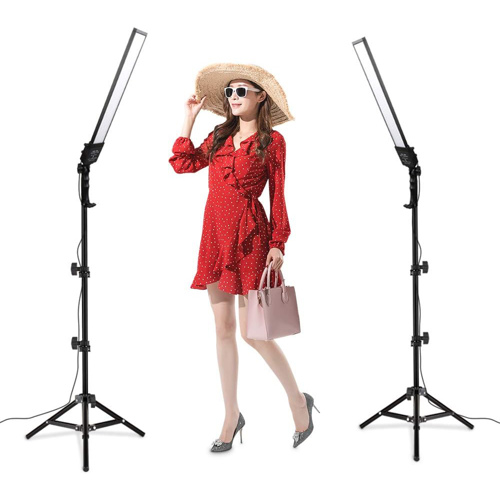 Photography Video Lighting Kit With Adjustable Tripod Stand - 40CM LED Light Photography Studio LED