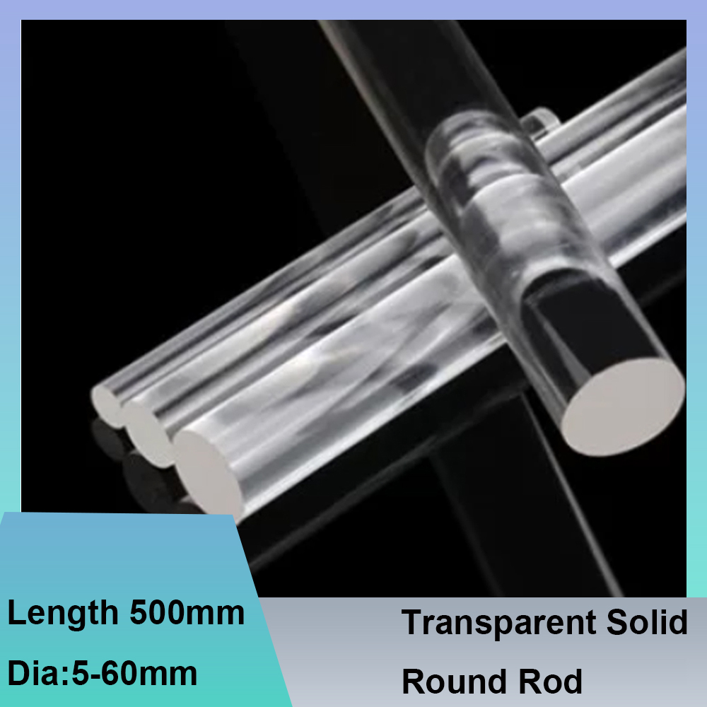 Photography Lighting Guides - Length 500mm Transparent Solid Light Guide