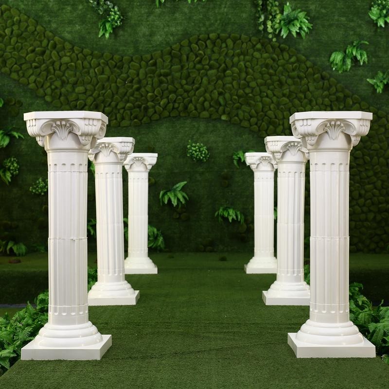 Photography Lighting White Background - 65cm 113cm White Plastic Roman Column