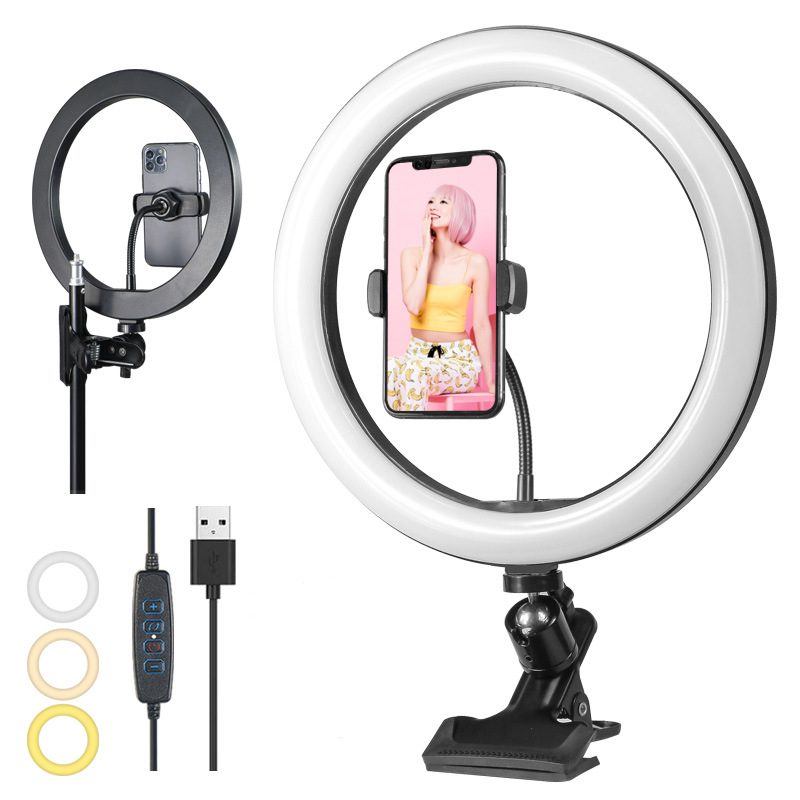 Photography Lighting Video - Dimmable Led Ring Light Profissional 26cm