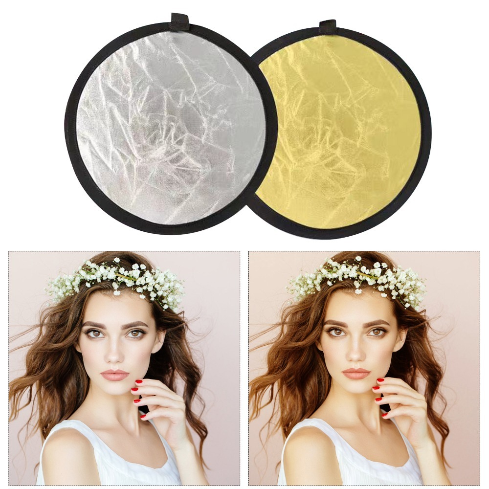 Reflector Disc Silver - 30cm Photography Light Reflector Silver &