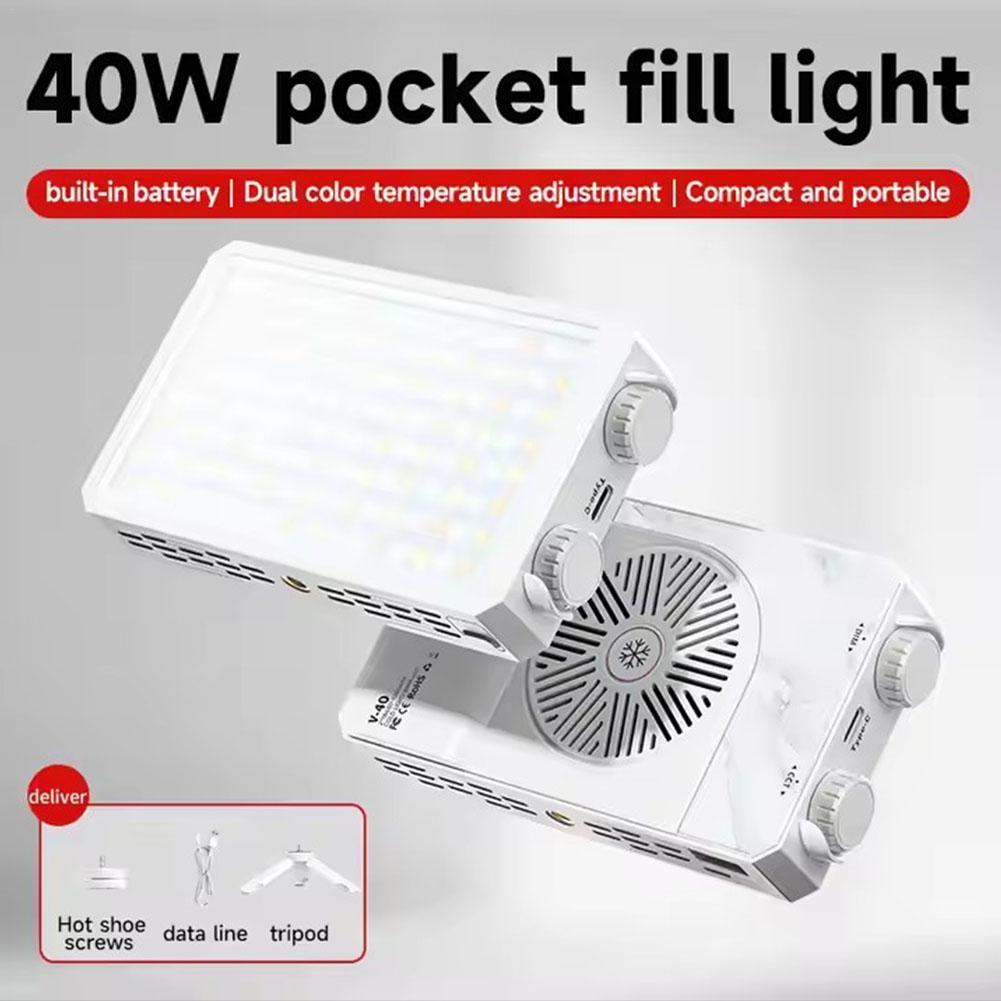 Photography Lighting Video - Customizable 40W LED Camera Light 2500K-9000K