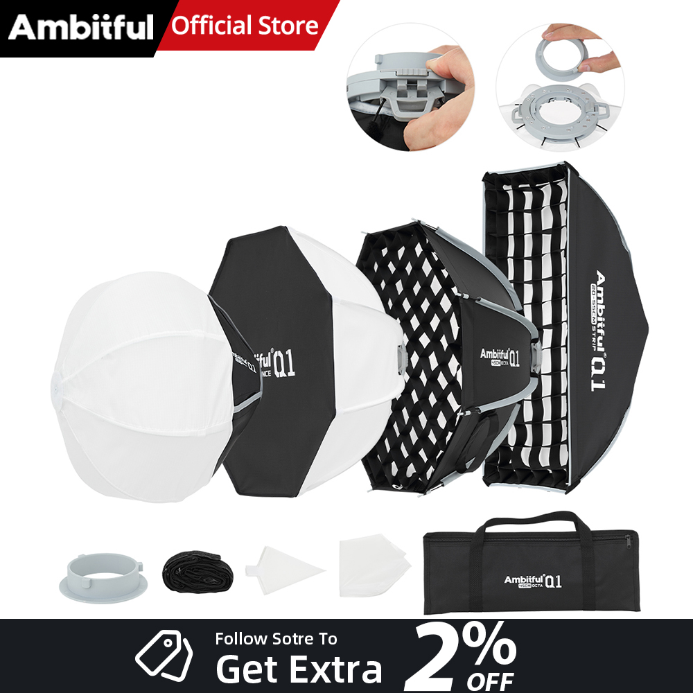 Beauty Dish 55Cm - AMBITFUL Q1 Mini Bowens / GODOX