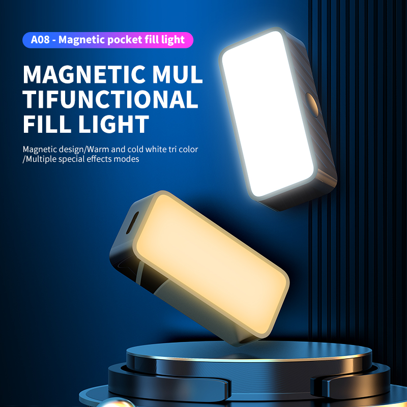 Photography Lighting Video - Magnetic Portable Mini Selfie Fill Light