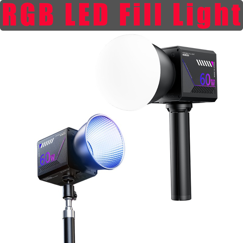 Photography Lighting For Products - 60W RGB Video Light Portable LED