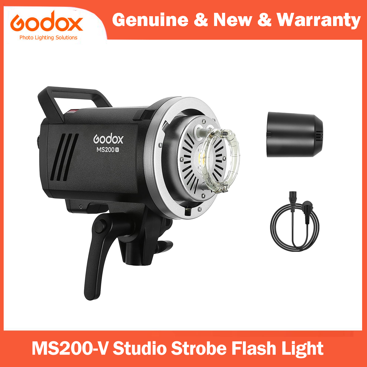 Portrait Photography With Lighting - Godox MS200V Studio Strobe Flash Light