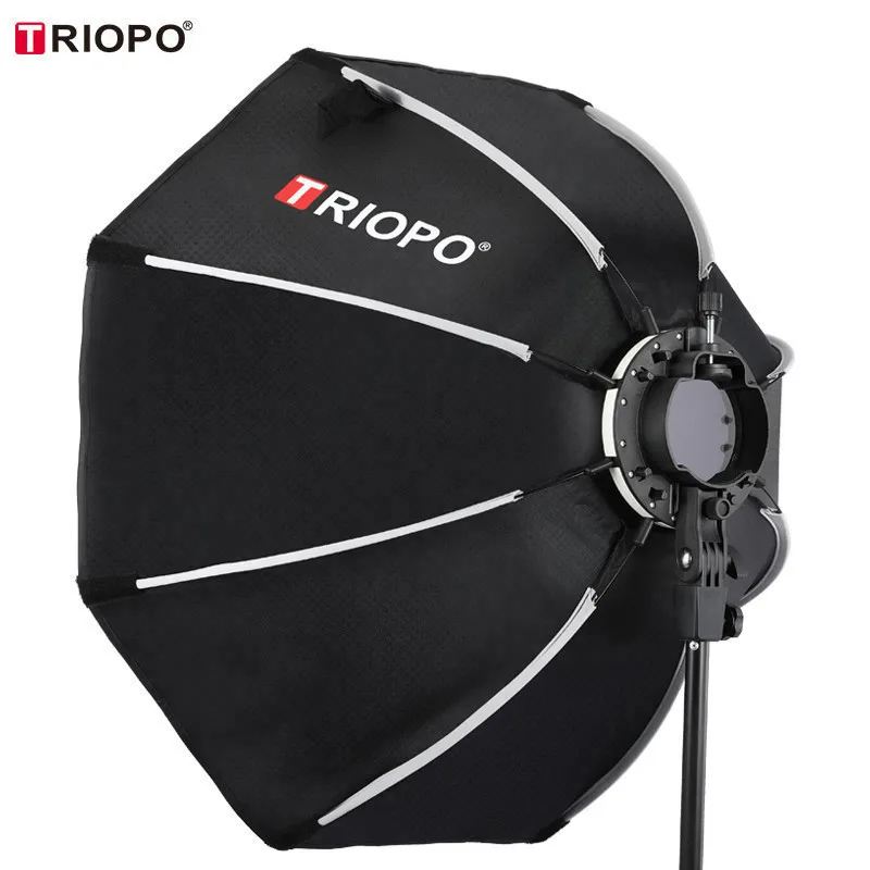 Photography Lighting With Flash - TRIOPO KX 65cm 90cm Softbox Octagon