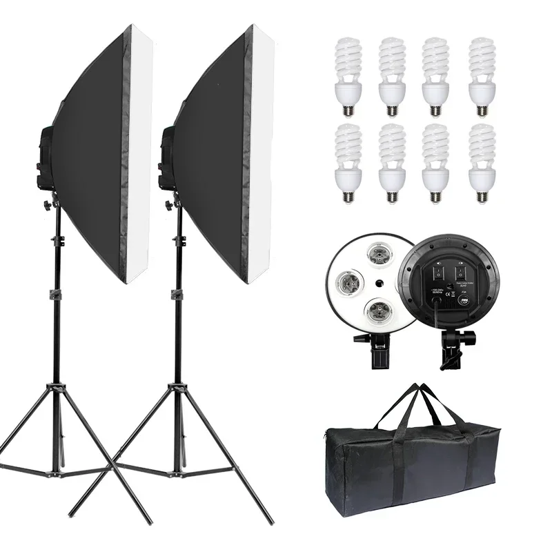 Portrait Photography With Lighting - Photography Studio Lighting kit of E27
