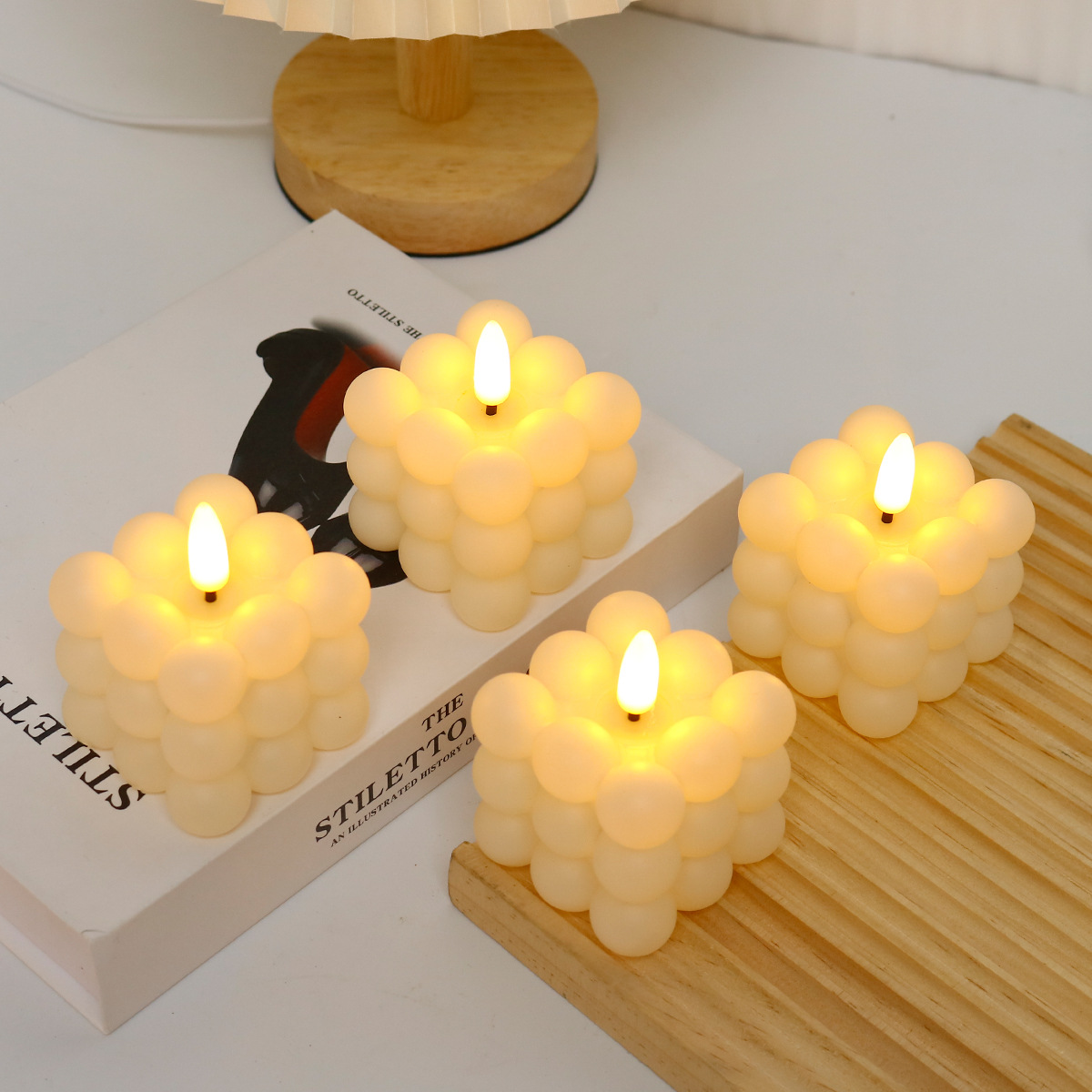 Led Candle  Cube for Wedding,  - огляд і ціна Photography Of Lighting