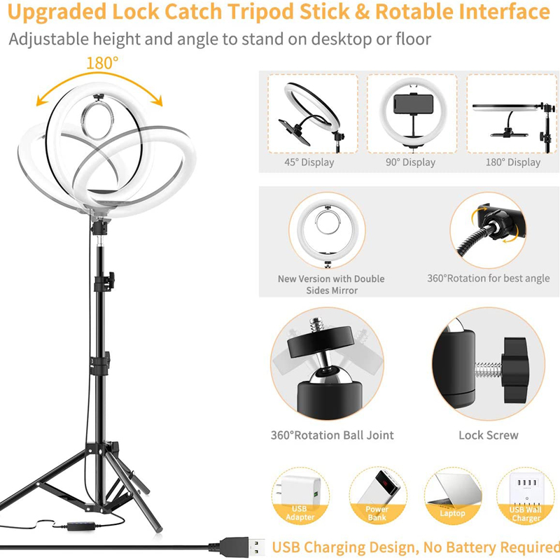 16/26/33cm Selfie Ring Light P - огляд і ціна Photography Lighting For Products