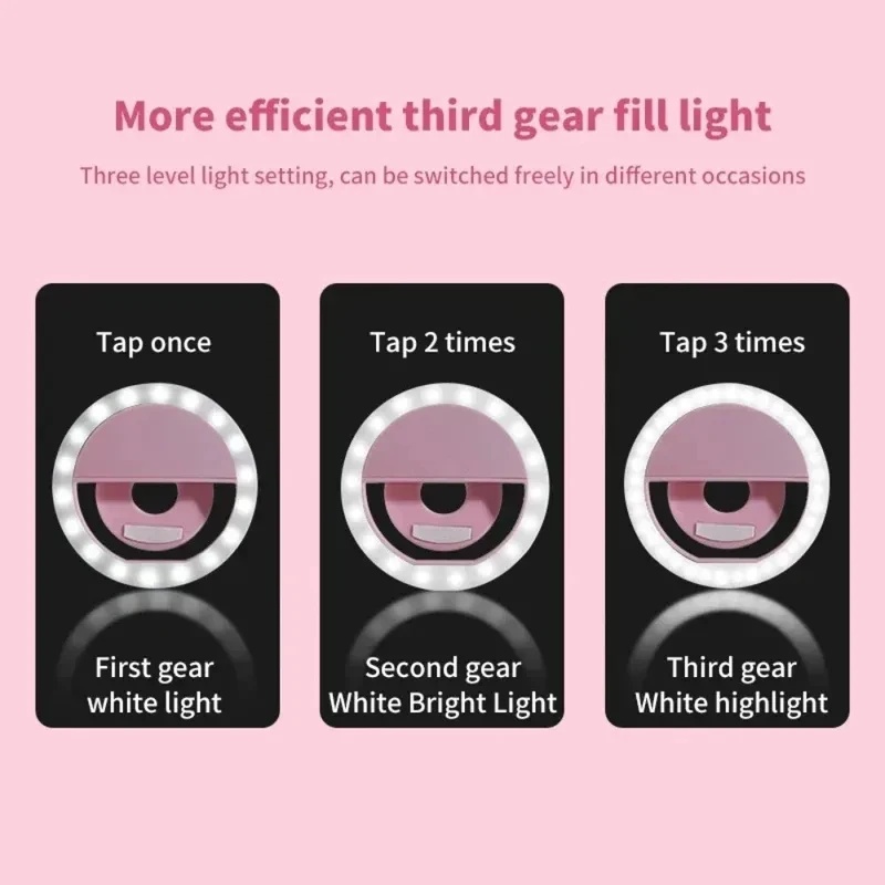 1-4pcs LED Selfie Ring Fill Li - огляд і ціна Photography Lighting Stick