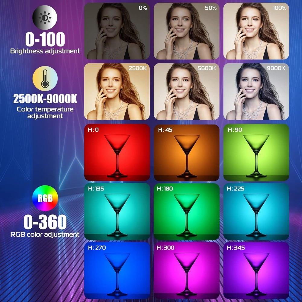 Handheld RGB LED Video Light S - огляд і ціна Photography Lighting Brand