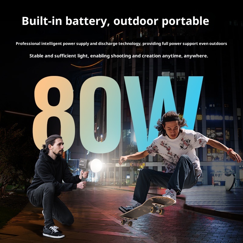 ZGRL80 80W COB Handheld Video  - огляд і ціна Beauty Dish 55Cm