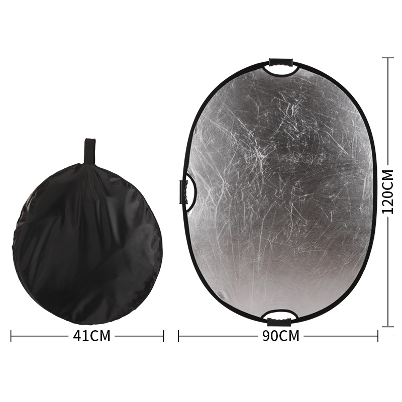 Portable 2-in-1 35x47inch/90x1 - огляд і ціна Reflector Disc Silver