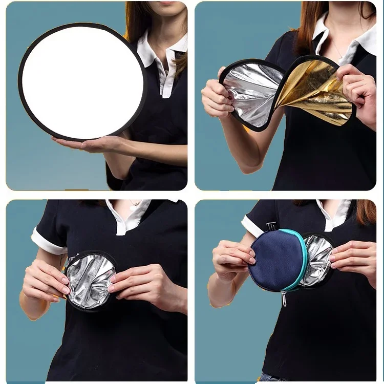 TENWISH Photography Mini Refle - огляд і ціна Reflector Disc Silver