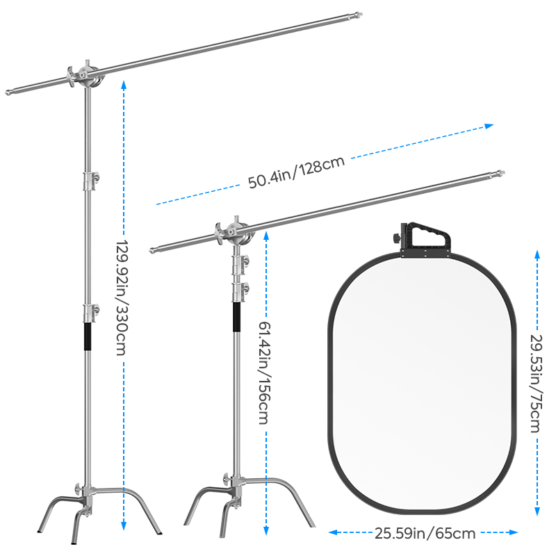 25*29in Light Reflector Stand  - огляд і ціна Reflector Disc Silver