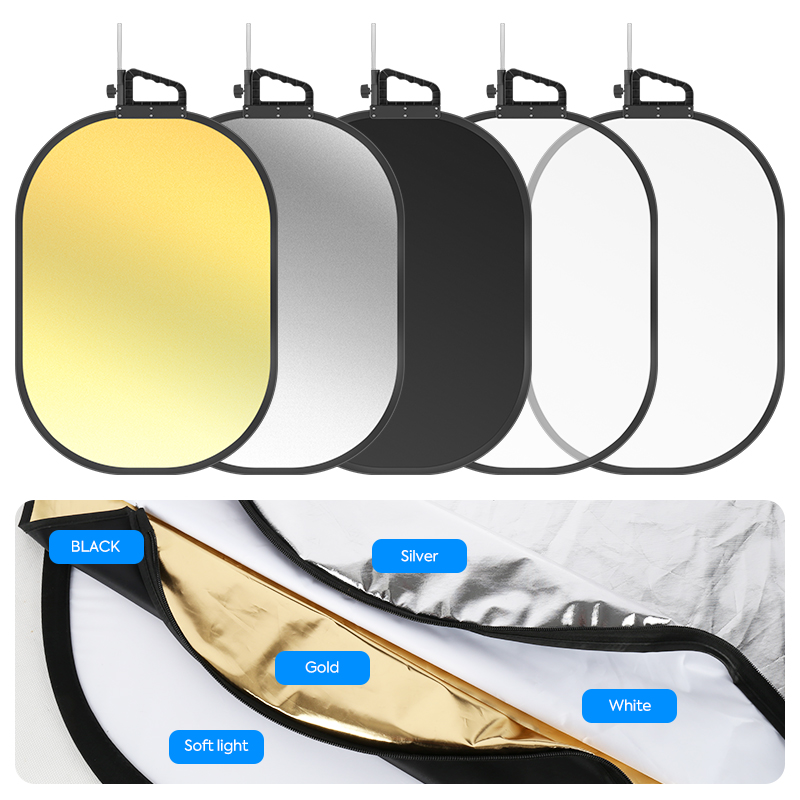 25*29in Light Reflector Stand  - огляд і ціна Reflector Disc Silver