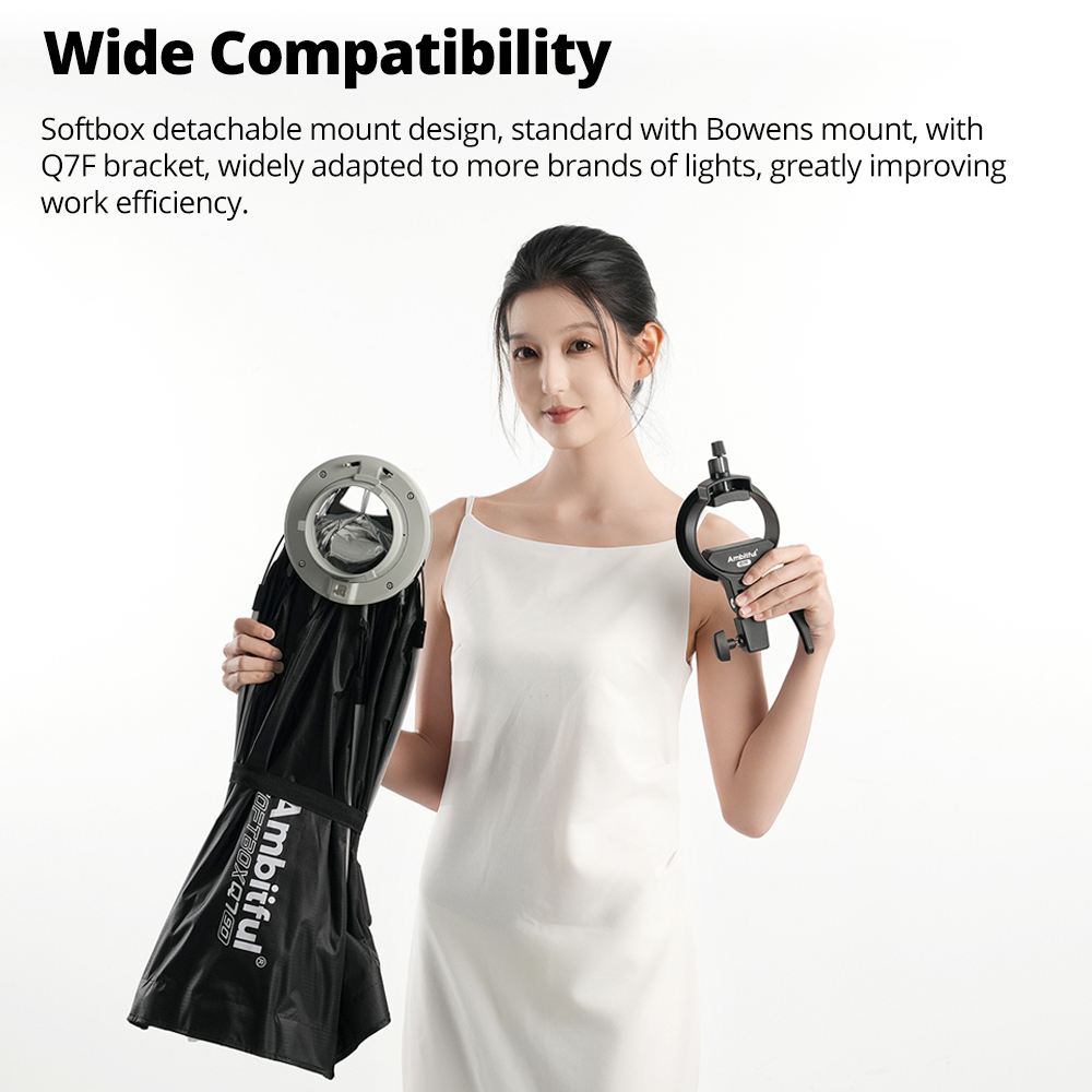AMBITFUL 30x120cm 55cm 65cm 90 - огляд і ціна Beauty Dish 55Cm