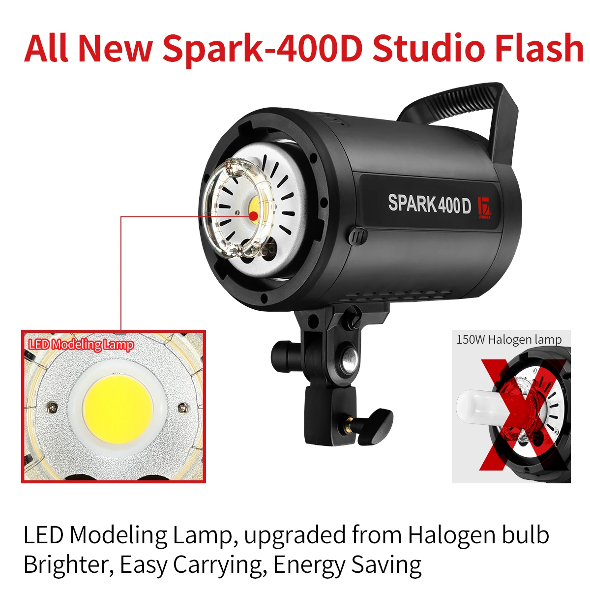 JINBEI SPARK400D 400W Strobe S - огляд і ціна Photography Lighting For Clothing