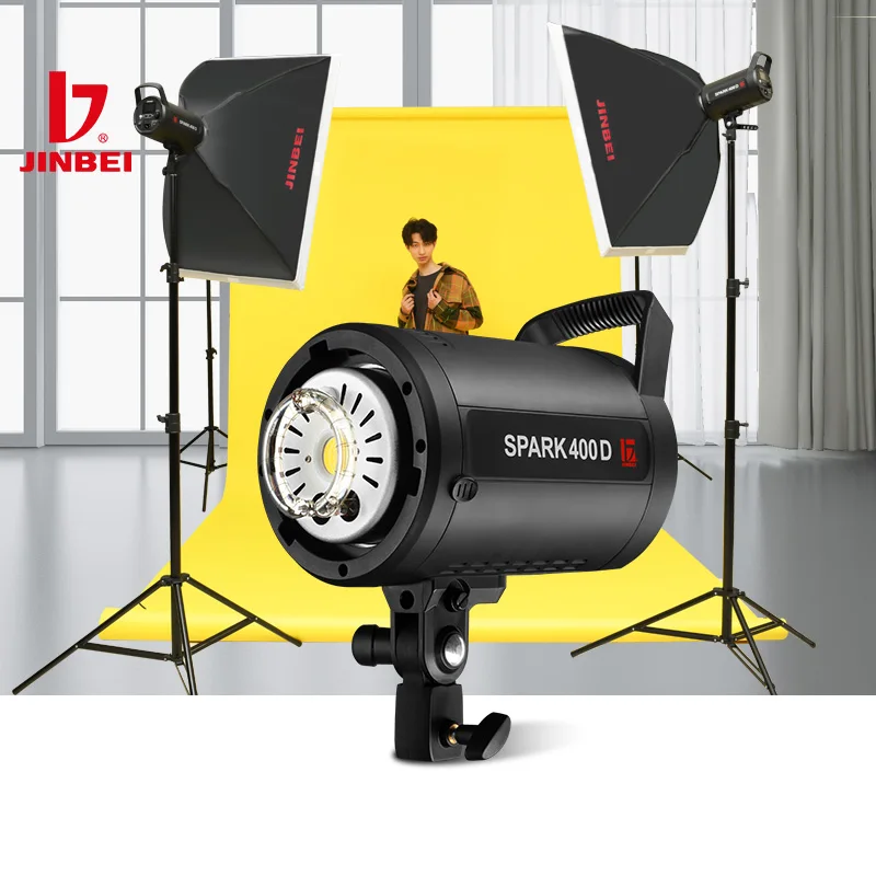 JINBEI SPARK400D 400W Strobe S - огляд і ціна Photography Lighting For Clothing