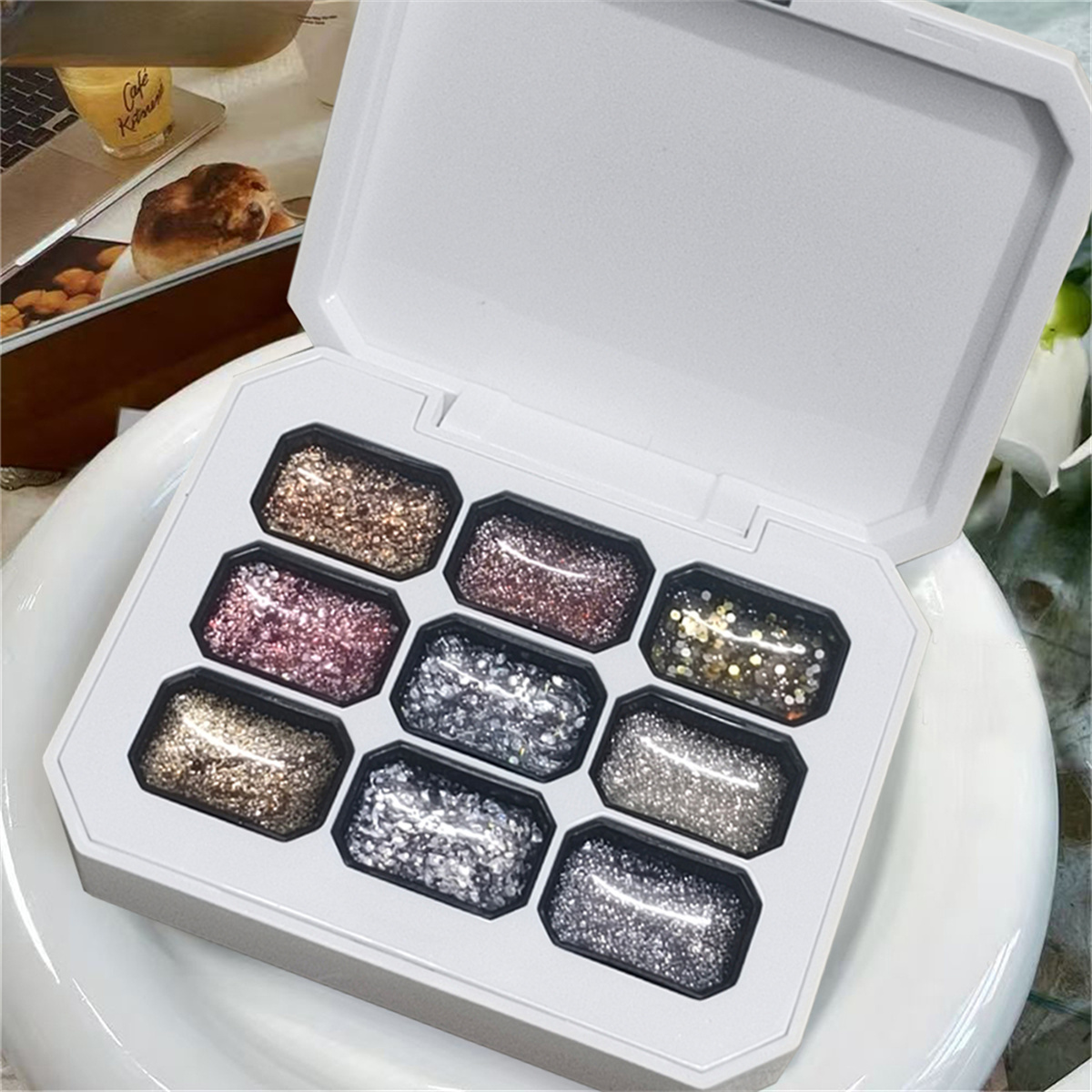 1pc 9 Colors Starburst Glitter - огляд і ціна Photography Lighting Gels