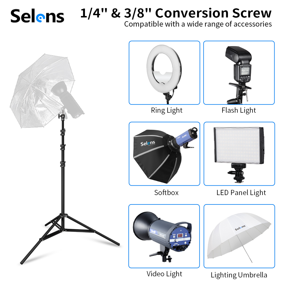 Selens 2.2~3.95m Air-Cushion L - огляд і ціна Photography Lighting With Flash