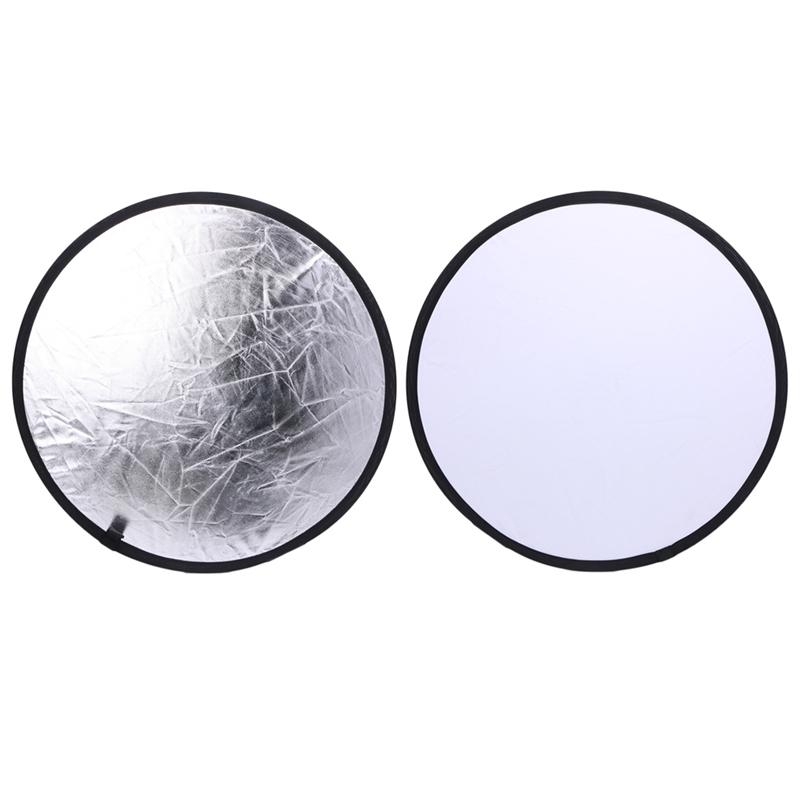2 in 1 55-60cm Light Mulit Col - огляд і ціна Reflector Disc Silver