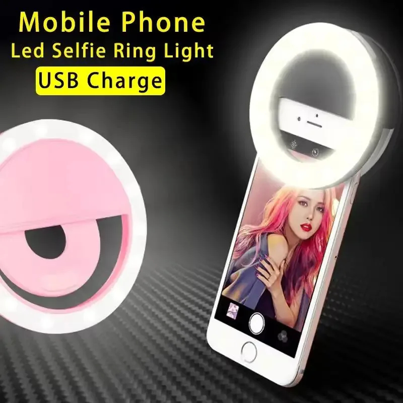 Clip-On LED Selfie Ring Light, - огляд і ціна Photography Lighting Stick