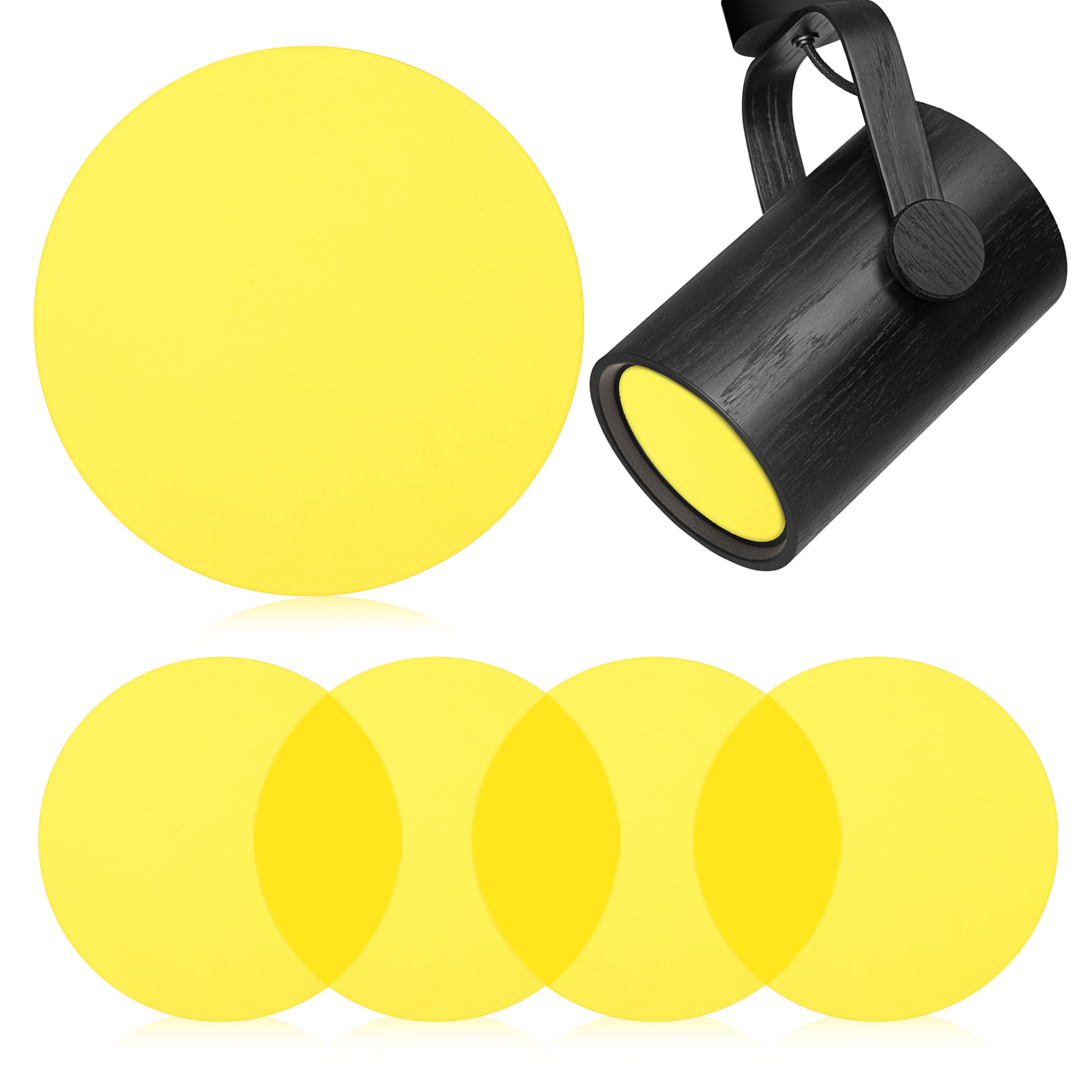 5Pcs Photography Light Gels Ye - огляд і ціна Photography Lighting Gels