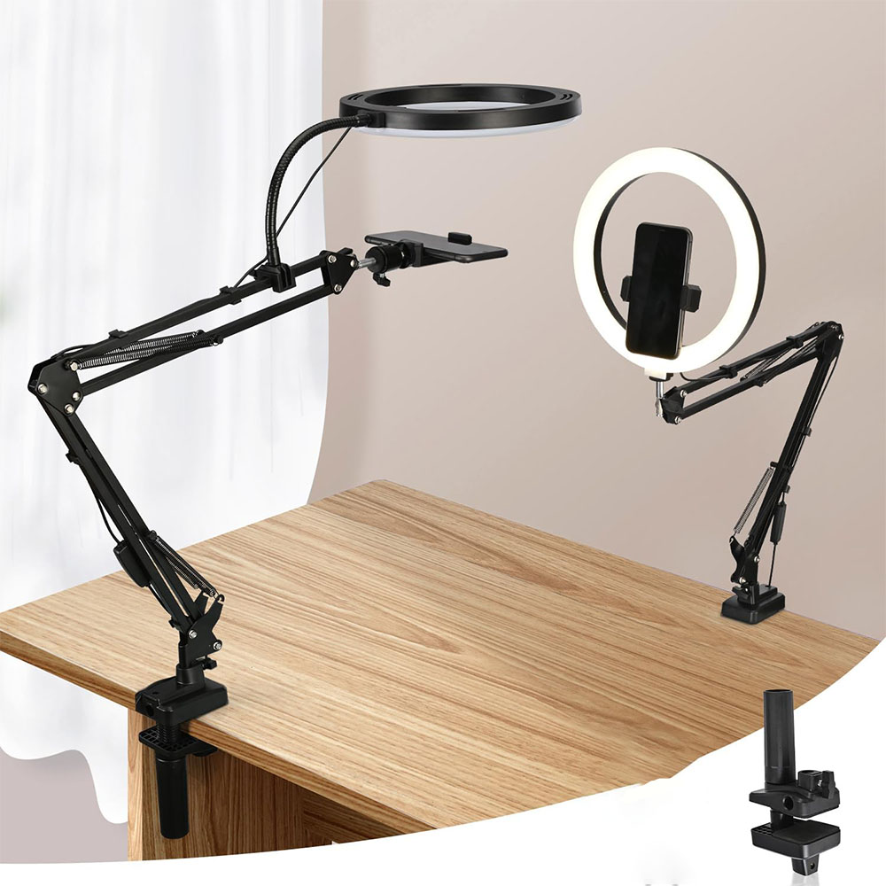 Ring Light with Stand and Phon - огляд і ціна Photography Video Lighting Kit With Adjustable Tripod Stand