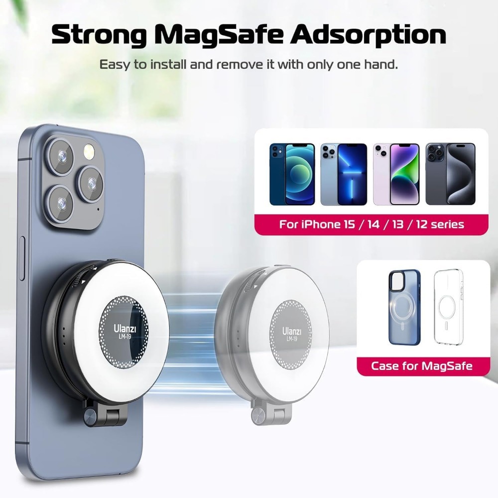 Magnetic LED Selfie Light, Pho - огляд і ціна Photography Lighting Brand