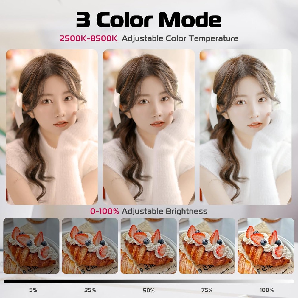 Magnetic LED Selfie Light, Pho - огляд і ціна Photography Lighting Brand