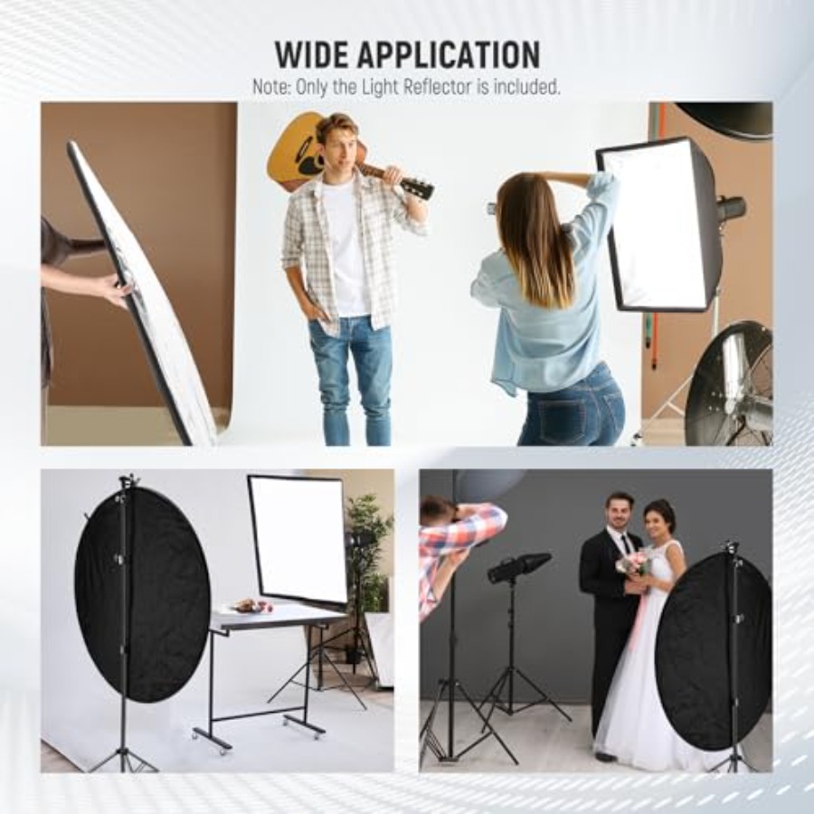51 Inch/130 Centimeter Light R - огляд і ціна Reflector Disc Silver