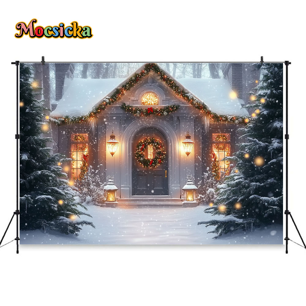 Mocsicka White Christmas Churc - огляд і ціна Photography Lighting White Background