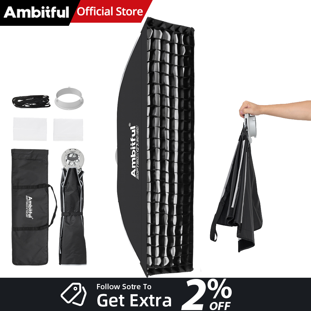 AMBITFUL Q7-II 30*120cm Bowens - огляд і ціна Photography Lighting For Products