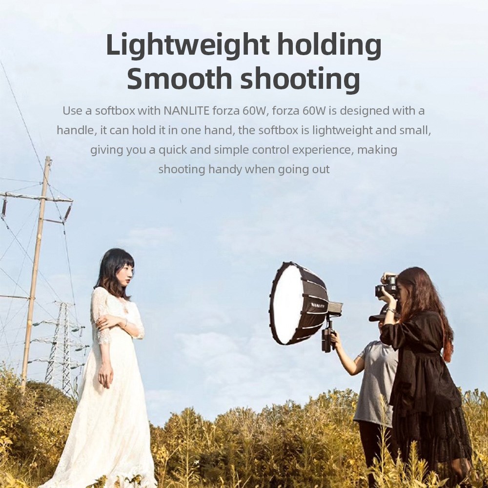 NANLITE Portable 60CM Quickly  - огляд і ціна Beauty Dish 55Cm