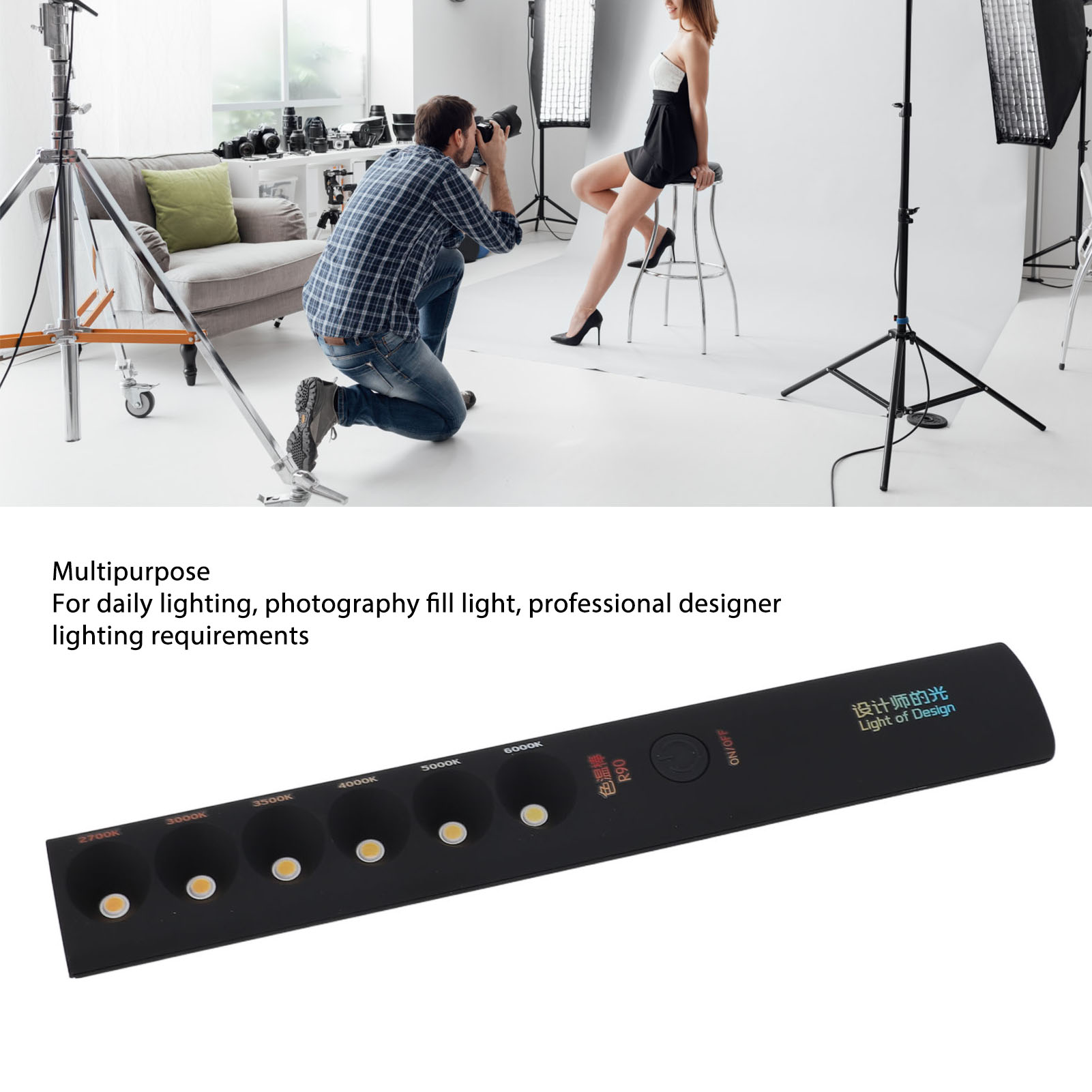 Video Light Wand Portable Colo - огляд і ціна Photography Lighting Video