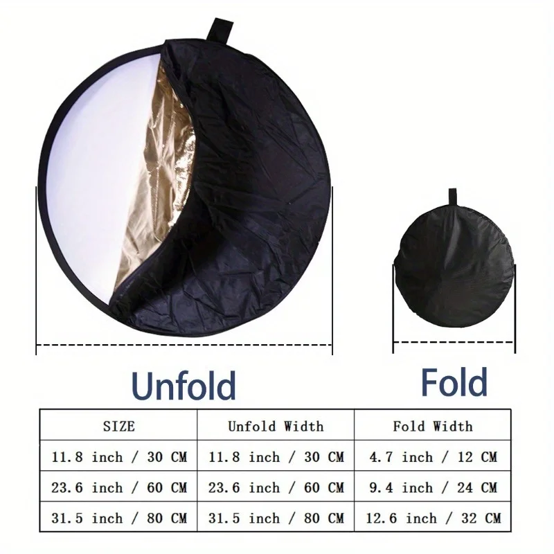 1pc Portable five in one refle - огляд і ціна Reflector Disc Silver