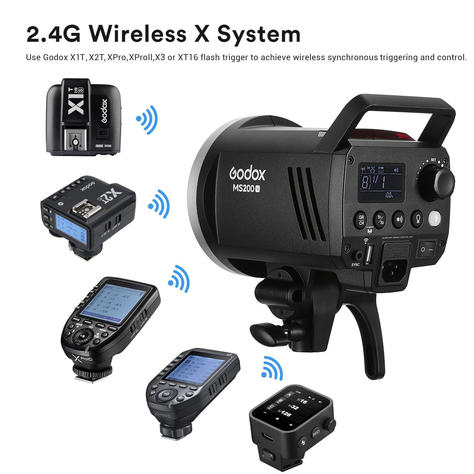 Godox MS200V Studio Strobe Fla - огляд і ціна Portrait Photography With Lighting