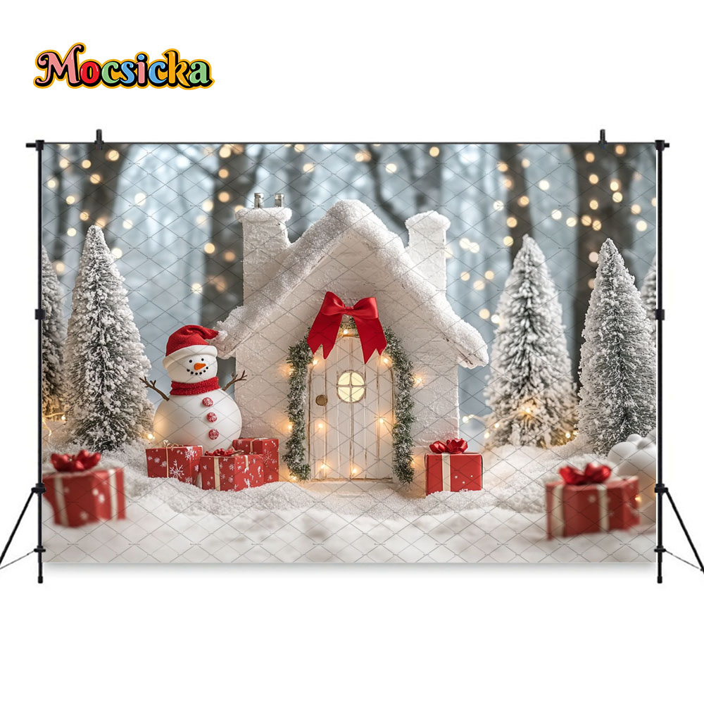 Mocsicka White Christmas House - огляд і ціна Photography Lighting White Background