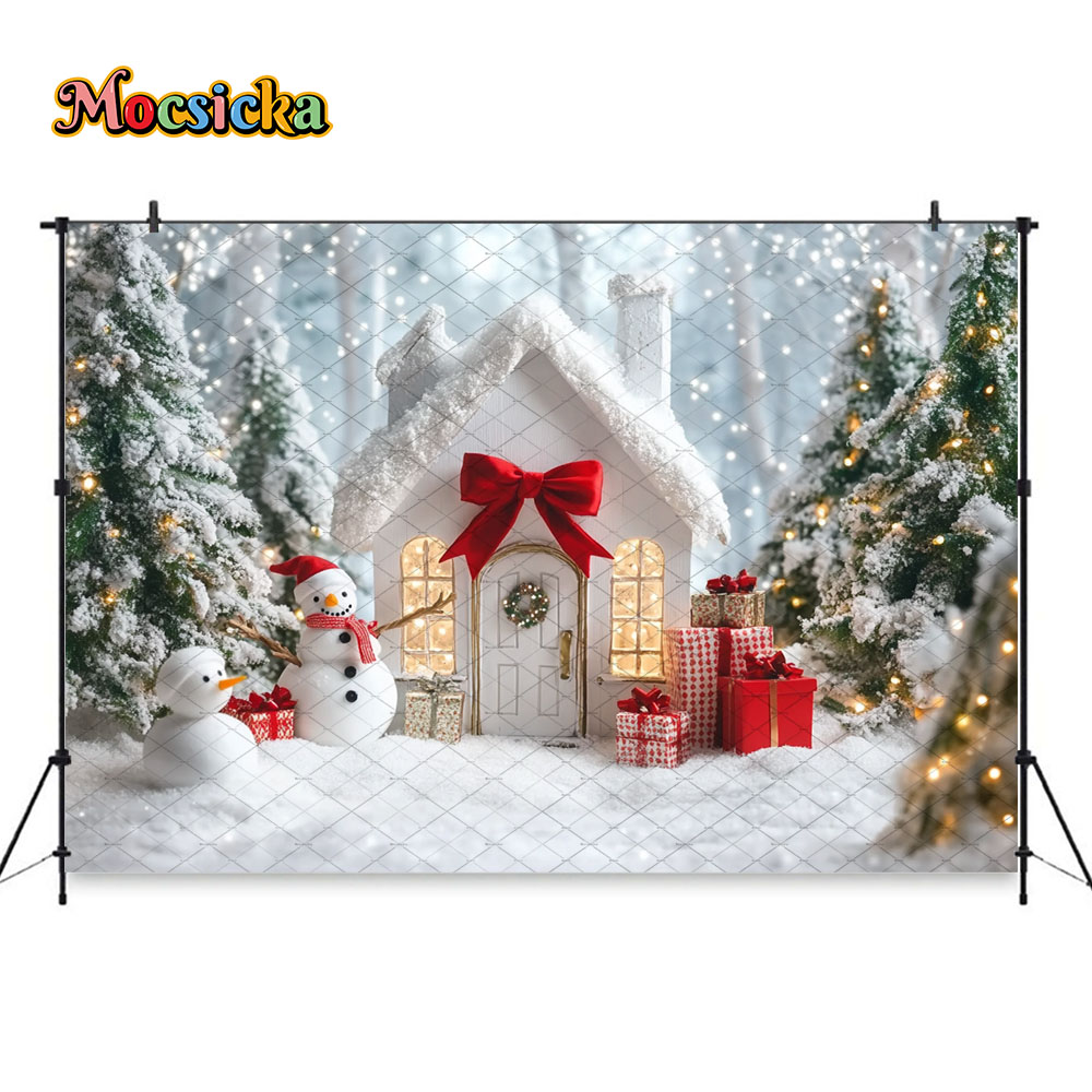 Mocsicka White Christmas House - огляд і ціна Photography Lighting White Background
