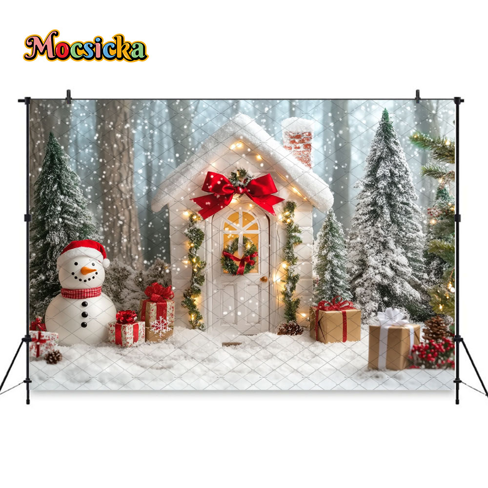 Mocsicka White Christmas House - огляд і ціна Photography Lighting White Background
