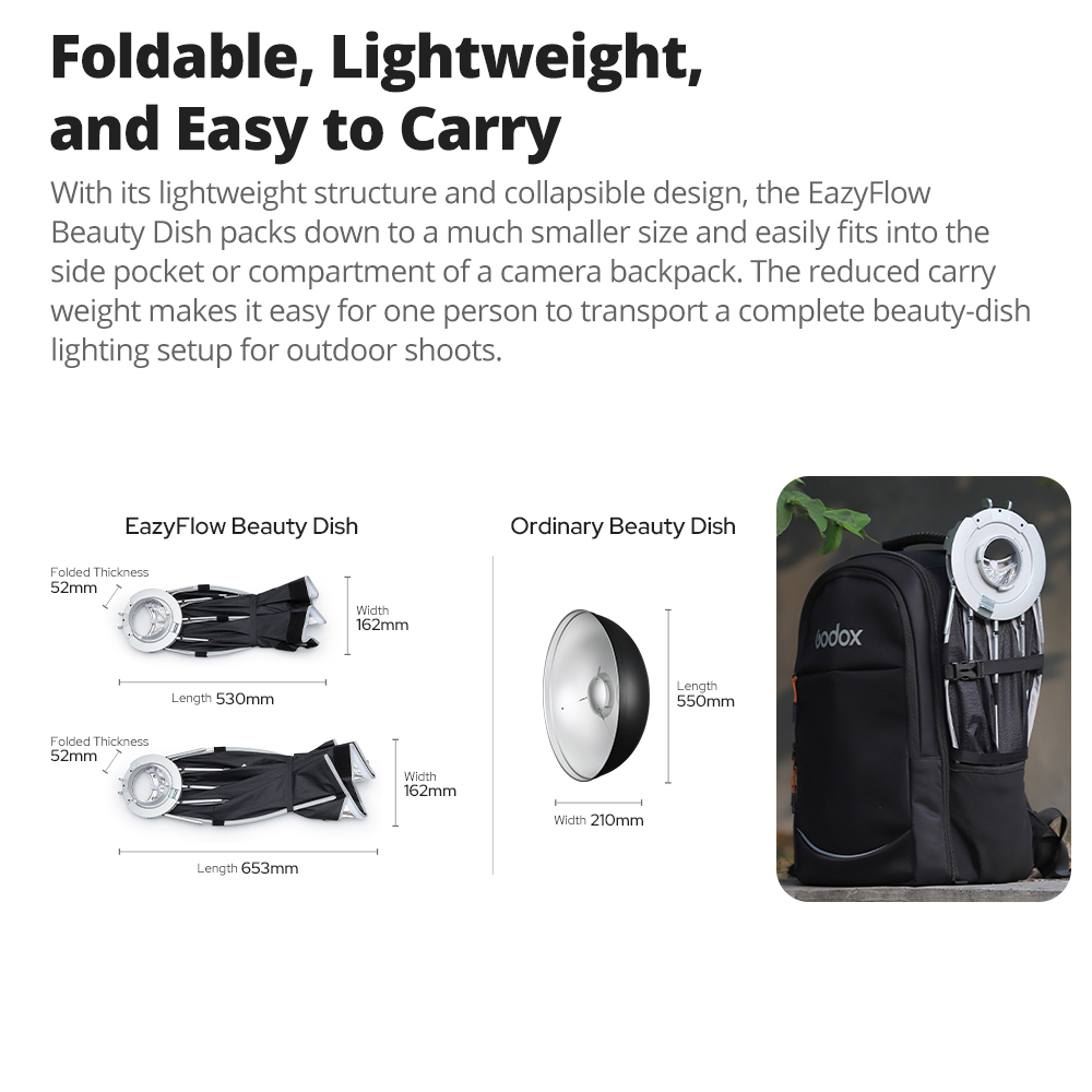 New Godox EazyFlow Beauty Dish - огляд і ціна Photography Lighting For Products