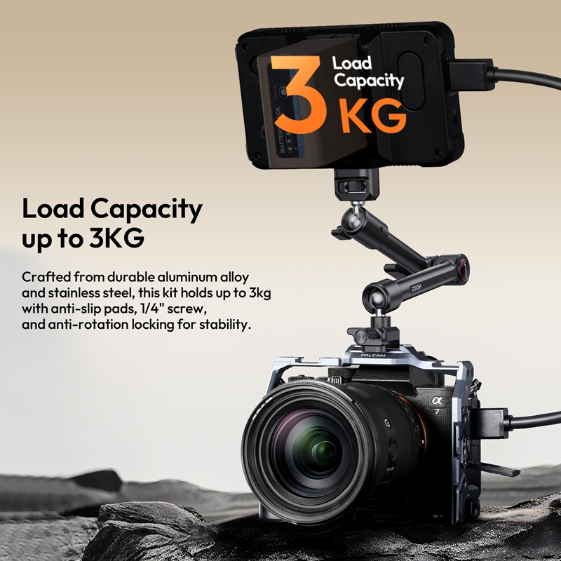 Ulanzi HD02 Magic Arm Kit 10-i - огляд і ціна Photography Video Lighting Kit With Adjustable Tripod Stand