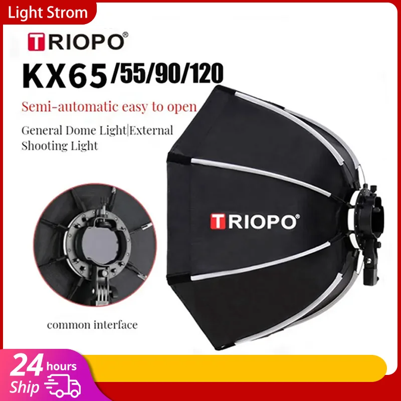 TRIOPO KX  65cm 90cm Softbox   - огляд і ціна Photography Lighting With Flash