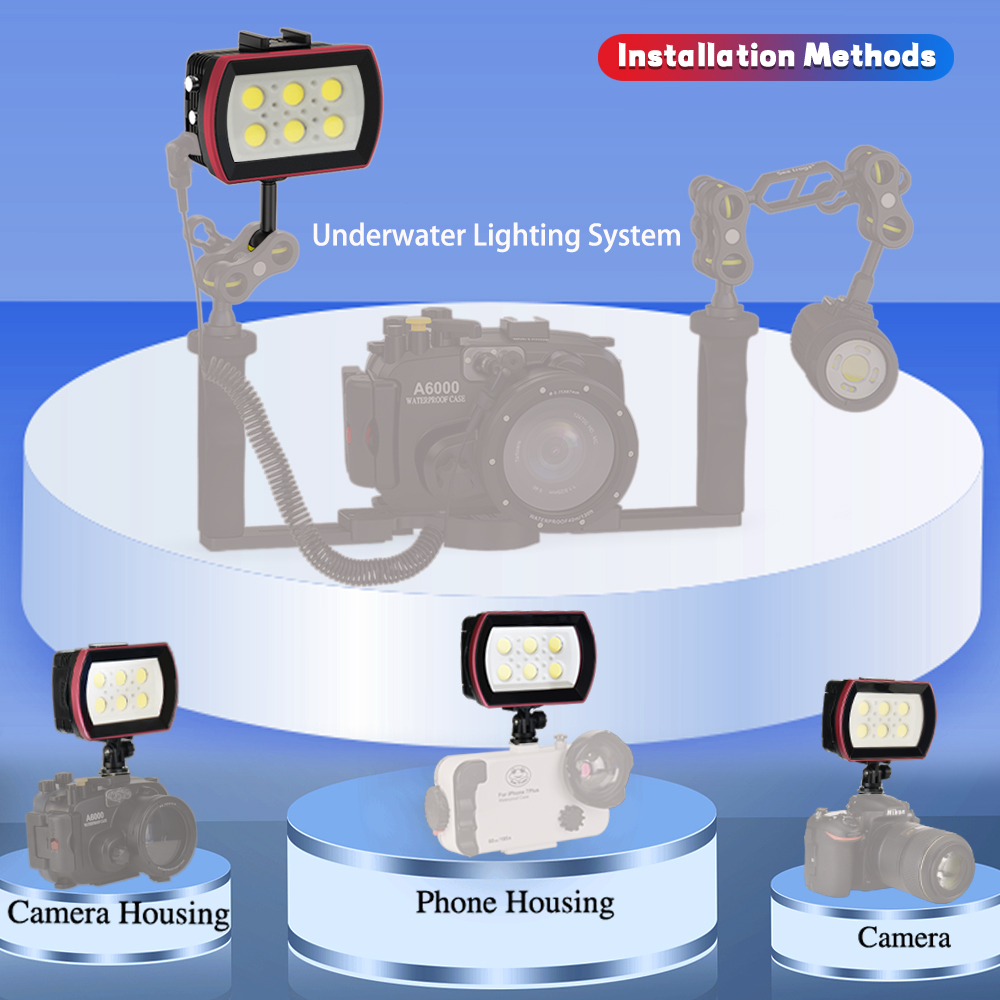 Seafrogs Aluminum LED Diving L - огляд і ціна Photography Lighting Brand
