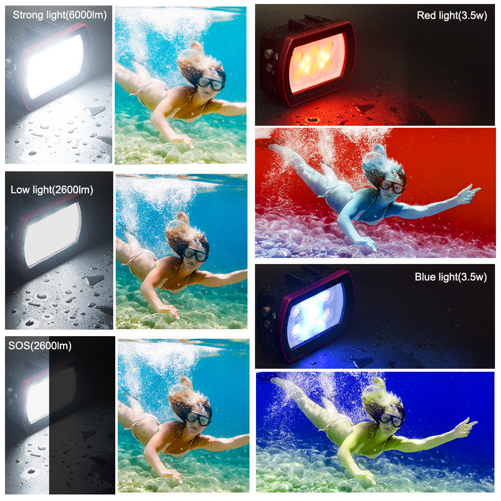 Seafrogs Aluminum LED Diving L - огляд і ціна Photography Lighting Brand